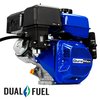 Duromax 439cc 1 in. Dual Fuel Propane Gasoline Portable Electric Start Engine XP18HPX
